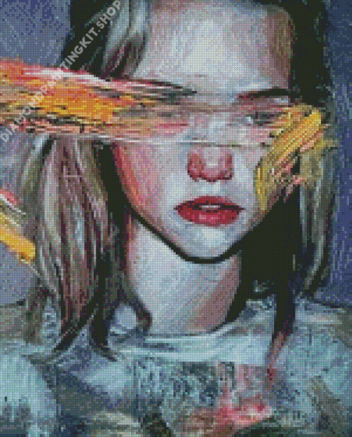 Aesthetic Broken Girl Diamond Painting