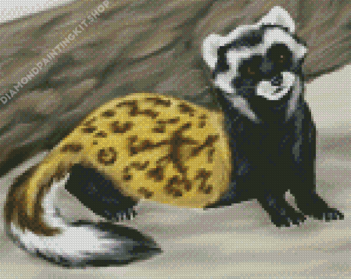 Aesthetic Polecat Diamond Painting