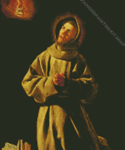 Aesthetic St Anthony Diamond Painting