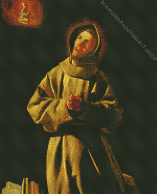 Aesthetic St Anthony Diamond Painting