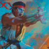 Aesthetic Street Fighter Art Diamond Painting