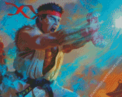 Aesthetic Street Fighter Art Diamond Painting