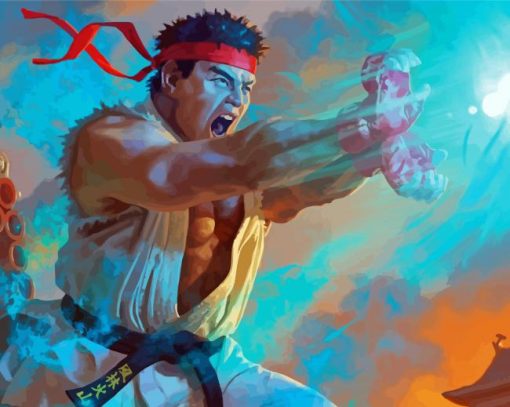 Aesthetic Street Fighter Art Diamond Painting