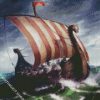 Aesthetic Viking Vessel Diamond Painting