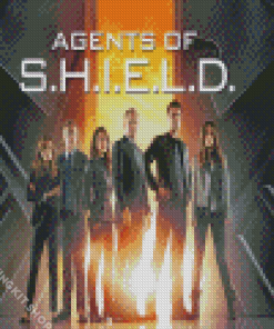 Agents Of Shield Movie Poster Diamond Painting