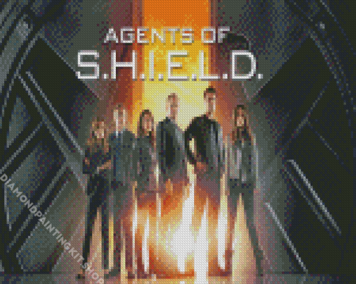 Agents Of Shield Movie Poster Diamond Painting