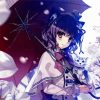 Anime Cat Umbrella Diamond Painting