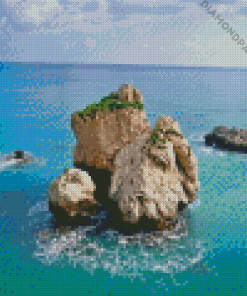 Aphrodites Rock Seascape Diamond Painting