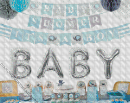 Baby Shower Diamond Painting