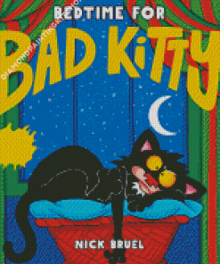 Bad Kitty Poster Diamond Painting