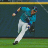 Baseball Outfielder Mitch Haniger Diamond Painting