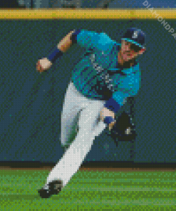 Baseball Outfielder Mitch Haniger Diamond Painting