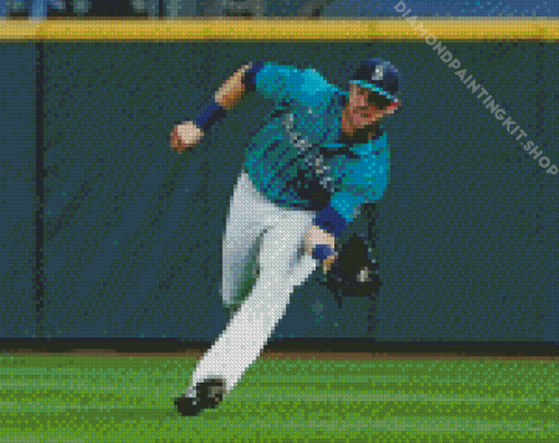 Baseball Outfielder Mitch Haniger Diamond Painting