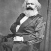 Black And White Karl Marx Diamond Painting