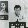 Black And White Tony Curtis Diamond Painting