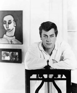 Black And White Tony Curtis Diamond Painting