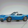 Blue Chevrolet 69 Corvette Diamond Painting