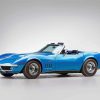 Blue Chevrolet 69 Corvette Diamond Painting