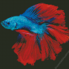 Blue Elegant Fish Diamond Painting