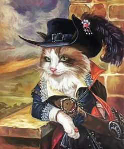 Classy Puss In Boots Diamond Painting