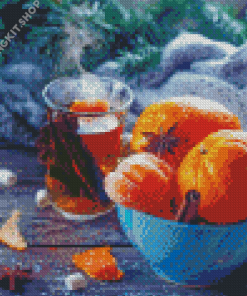 Clementine With Cinnamon Diamond Painting