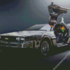 Cool Back To The Future Car Diamond Painting