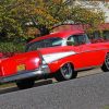 Cool Red And White 57 Chevy Car Diamond Painting