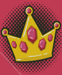 Cool Golden Crown Diamond Painting