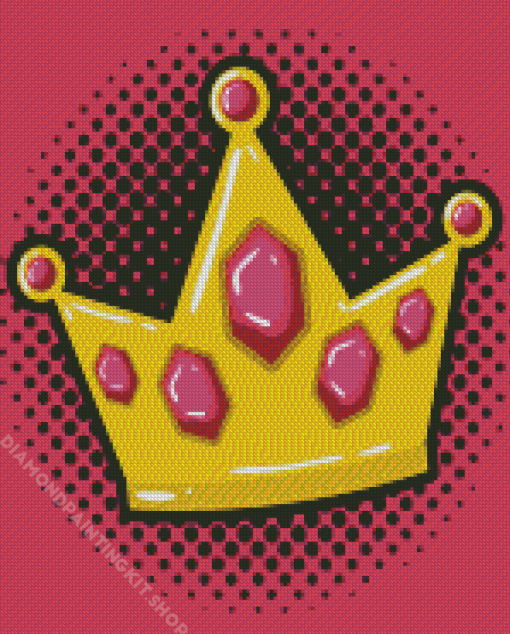 Cool Golden Crown Diamond Painting