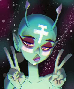 Cute Alien Diamond Painting