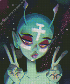 Cute Alien Diamond Painting