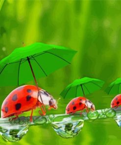 Cute Ladybirds Diamond Painting