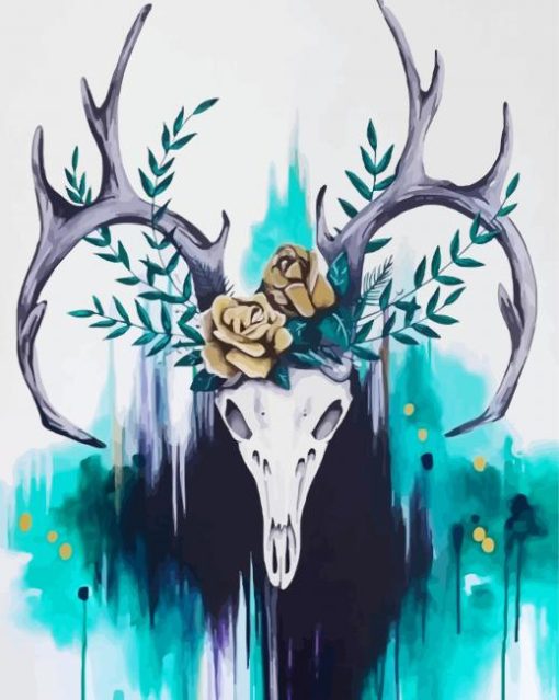 Deer Skull Diamond Painting