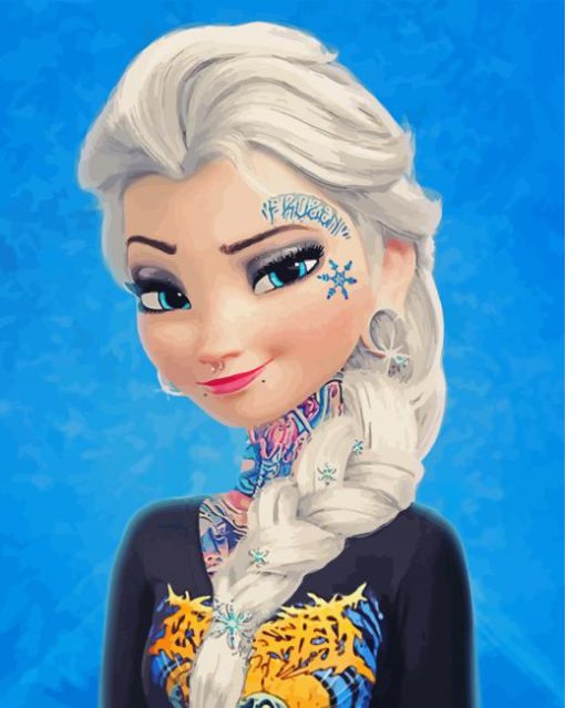 Elsa Modern Disney Character Diamond Painting