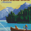 Flathead Lake Poster Diamond Painting