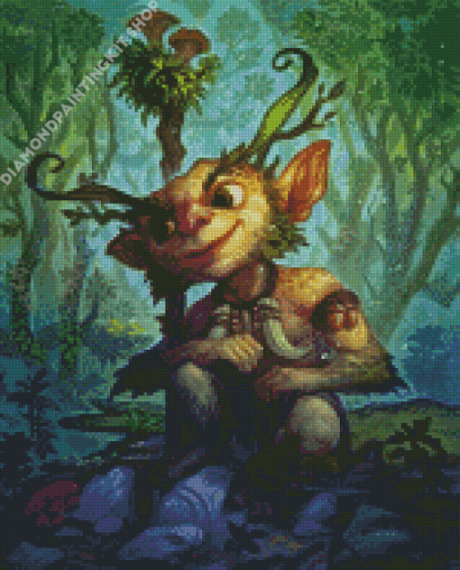 Forest Sprite Art Diamond Painting