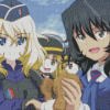 Girls Und Panzer Anime Characters Diamond Painting