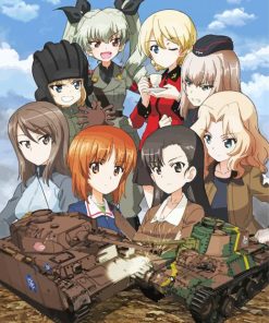 Girls Und Panzer Anime Poster Diamond Painting