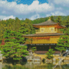 Golden Pavilion Diamond Painting