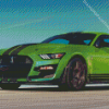 Green Mustang Ford Diamond Painting