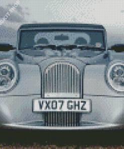 Grey Morgan Car Diamond Painting