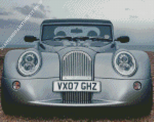 Grey Morgan Car Diamond Painting