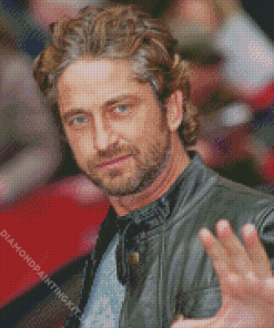 Handsome Gerard Butler Diamond Painting