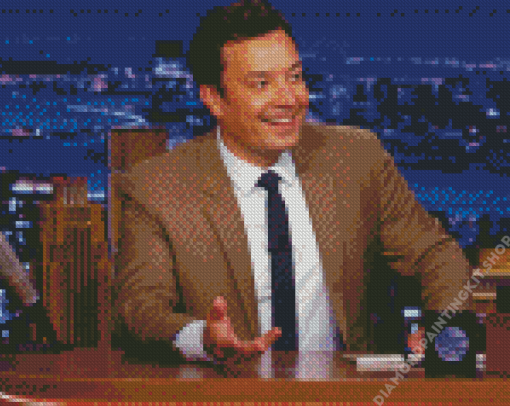 Handsome Jimmy Fallon Diamond Painting