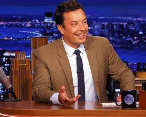 Handsome Jimmy Fallon Diamond Painting