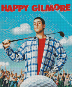 Happy Gilmore Movie Diamond Painting