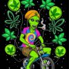 Hippie Alien Stoner Diamond Painting