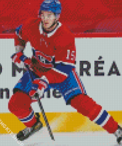 Ice Hockey Player Jesperi Kotkaniemi Diamond Painting