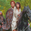 Jamie Fraser And Claire Fraser Outlander Diamond Painting