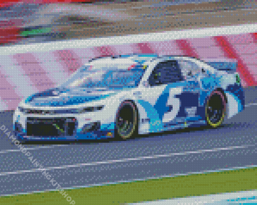 Kyle Larson Car On Road Diamond Painting